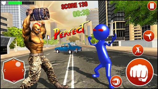 Stickman Spider stick Hero : Vice City Stick fight - عکس بازی موبایلی اندروید