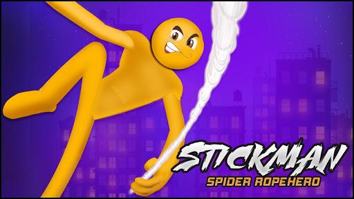 Stickman Spider stick Hero : Vice City Stick fight - Gameplay image of android game