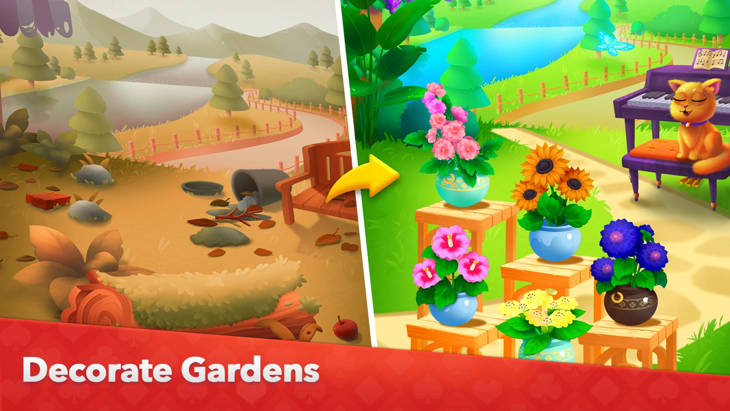 Spider Solitaire - Gameplay image of android game