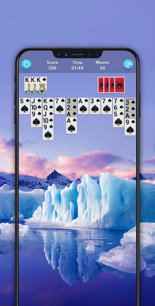 Spider Solitaire - Gameplay image of android game