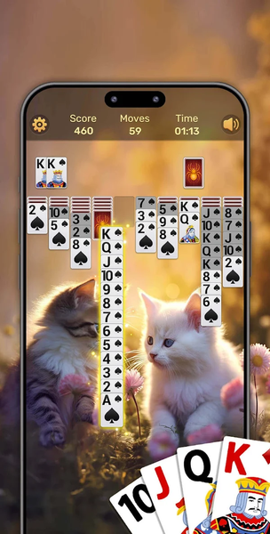 Spider Solitaire - عکس بازی موبایلی اندروید