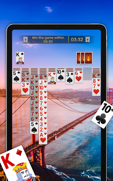 Spider Solitaire - عکس بازی موبایلی اندروید