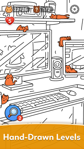 Find Hidden Cats- Spot it! - عکس بازی موبایلی اندروید