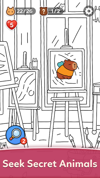 Find Hidden Cats- Spot it! - عکس بازی موبایلی اندروید