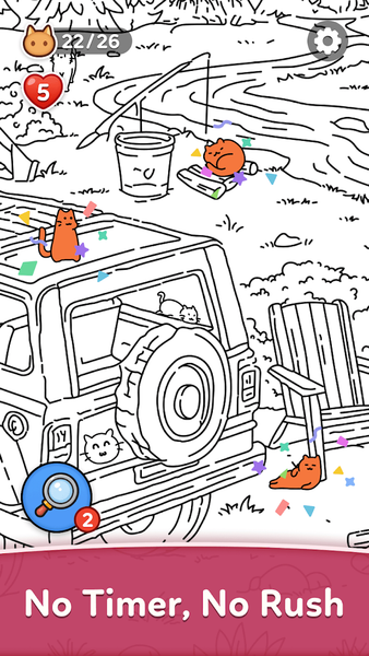 Find Hidden Cats- Spot it! - عکس بازی موبایلی اندروید