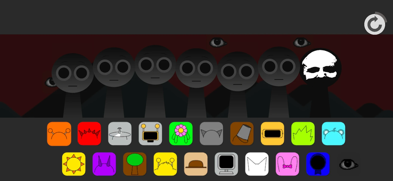 Spooky Mod Beat Box:All Sprun - Gameplay image of android game