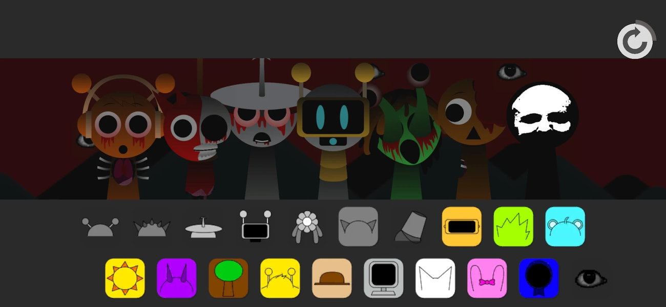 Spooky Mod Beat Box:All Sprun - Gameplay image of android game