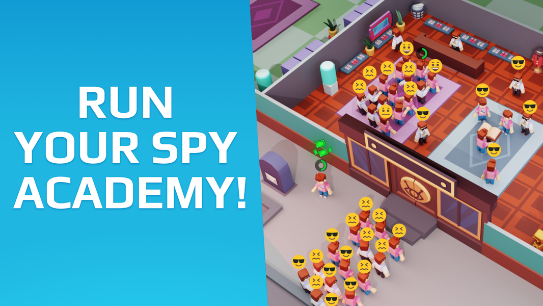 Spy Academy - Tycoon Games - Gameplay image of android game