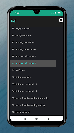 SQL Code Play - عکس برنامه موبایلی اندروید