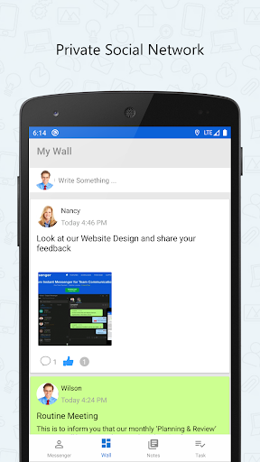 Output Messenger - عکس برنامه موبایلی اندروید
