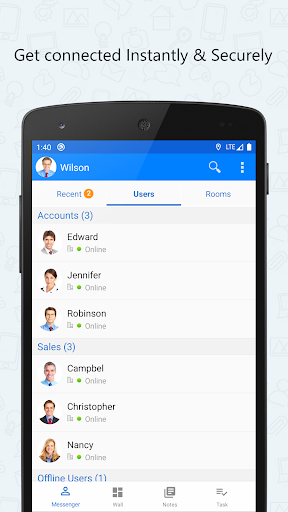 Output Messenger - عکس برنامه موبایلی اندروید