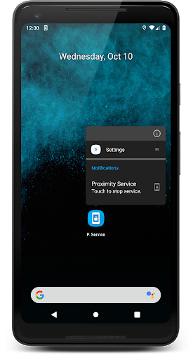 Proximity Service - عکس برنامه موبایلی اندروید