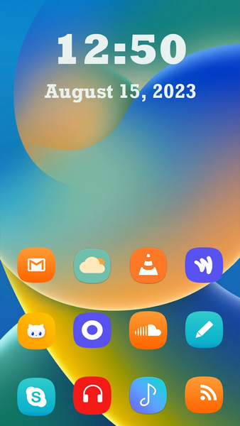 iOS 16 Launcher - Image screenshot of android app