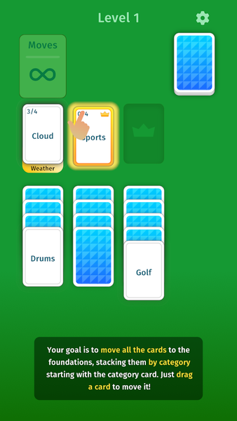 Solitaire Word Match - عکس بازی موبایلی اندروید
