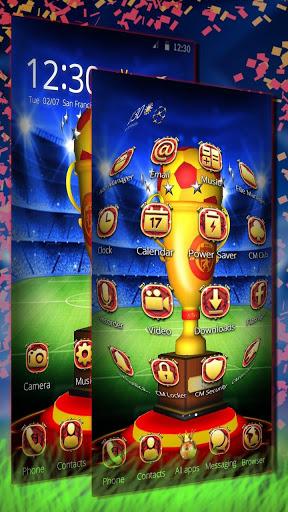3D Manchester Football Theme - Image screenshot of android app
