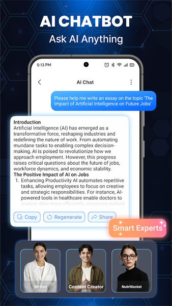 AI Chat : Chatbot & Assistant - عکس برنامه موبایلی اندروید