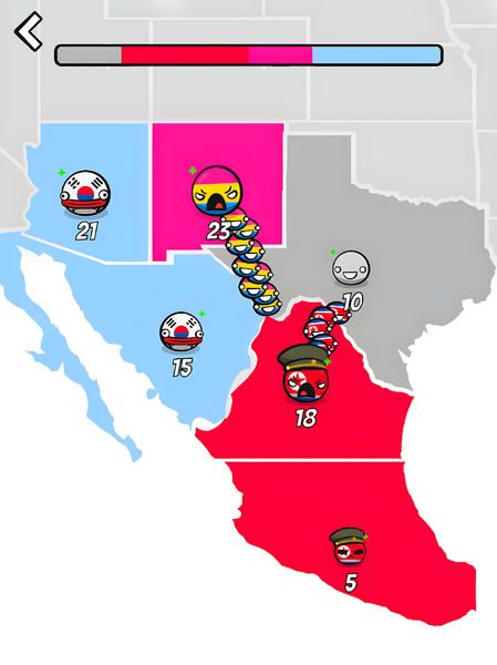 Country Balls Io: Battle Arena - عکس برنامه موبایلی اندروید