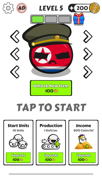 Country Balls Io: Battle Arena - عکس برنامه موبایلی اندروید