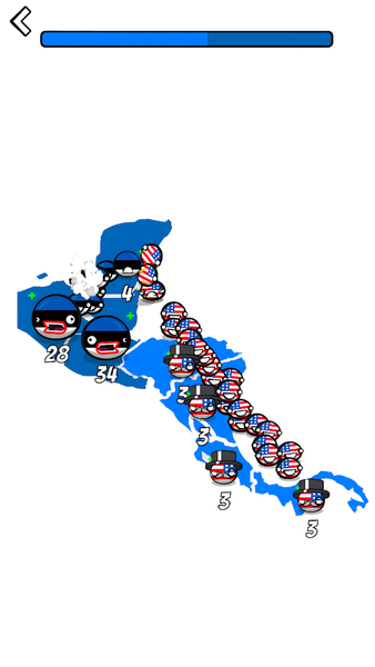 Country Balls Io: Battle Arena - عکس برنامه موبایلی اندروید