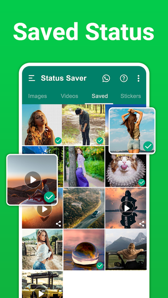 Status Saver: Video Downloader - عکس برنامه موبایلی اندروید