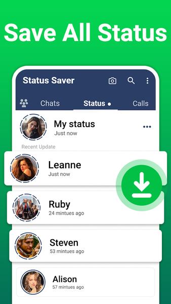 Status Saver: Video Saver - عکس برنامه موبایلی اندروید