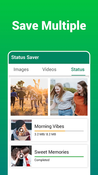 Status Saver - Save Status - عکس برنامه موبایلی اندروید