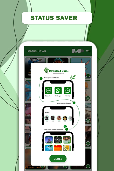 Status Saver Video Downloader - عکس برنامه موبایلی اندروید