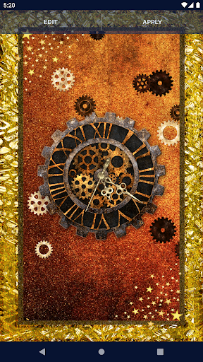 Steampunk Clock Wallpaper - عکس برنامه موبایلی اندروید