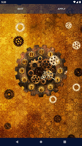 Steampunk Clock Wallpaper - عکس برنامه موبایلی اندروید