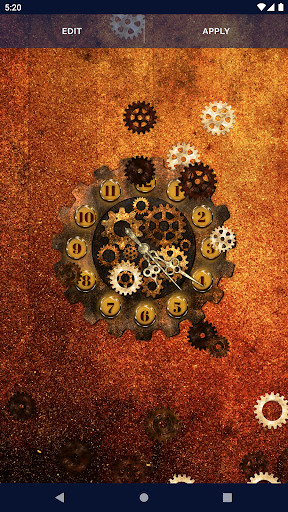 Steampunk Clock Wallpaper - عکس برنامه موبایلی اندروید