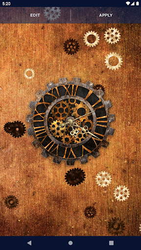 Steampunk Clock Wallpaper - عکس برنامه موبایلی اندروید