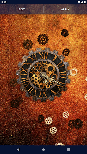 Steampunk Clock Wallpaper - عکس برنامه موبایلی اندروید