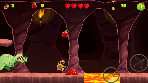 Caveman Adventure - Gameplay image of android game