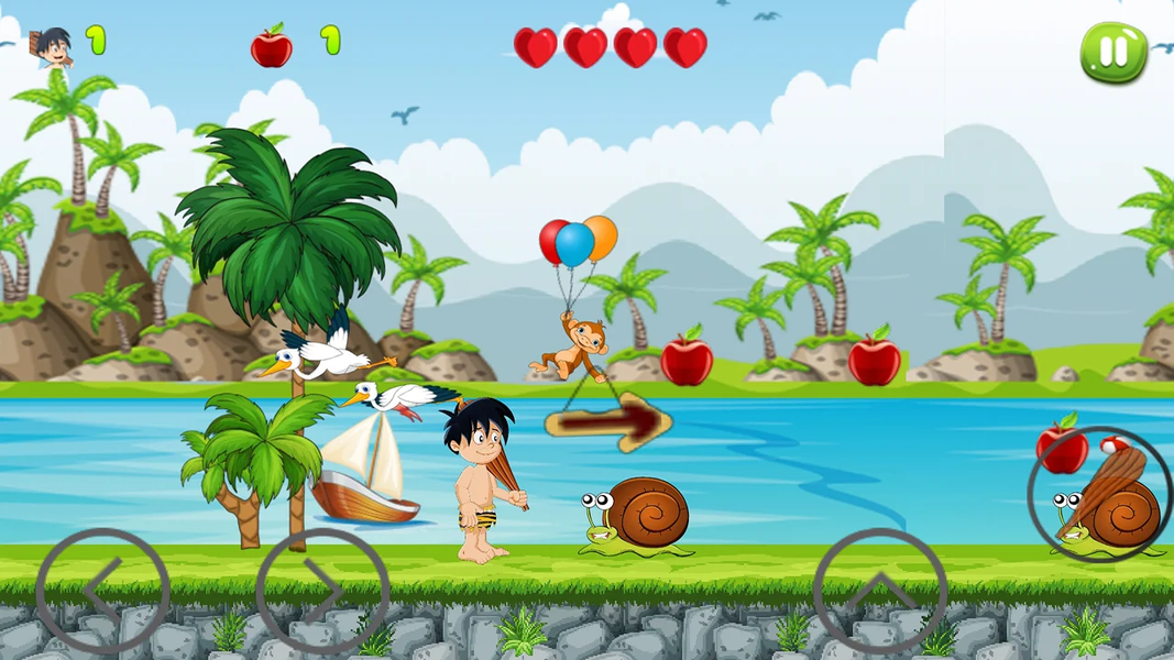 Jungle Hero Adventure - Gameplay image of android game
