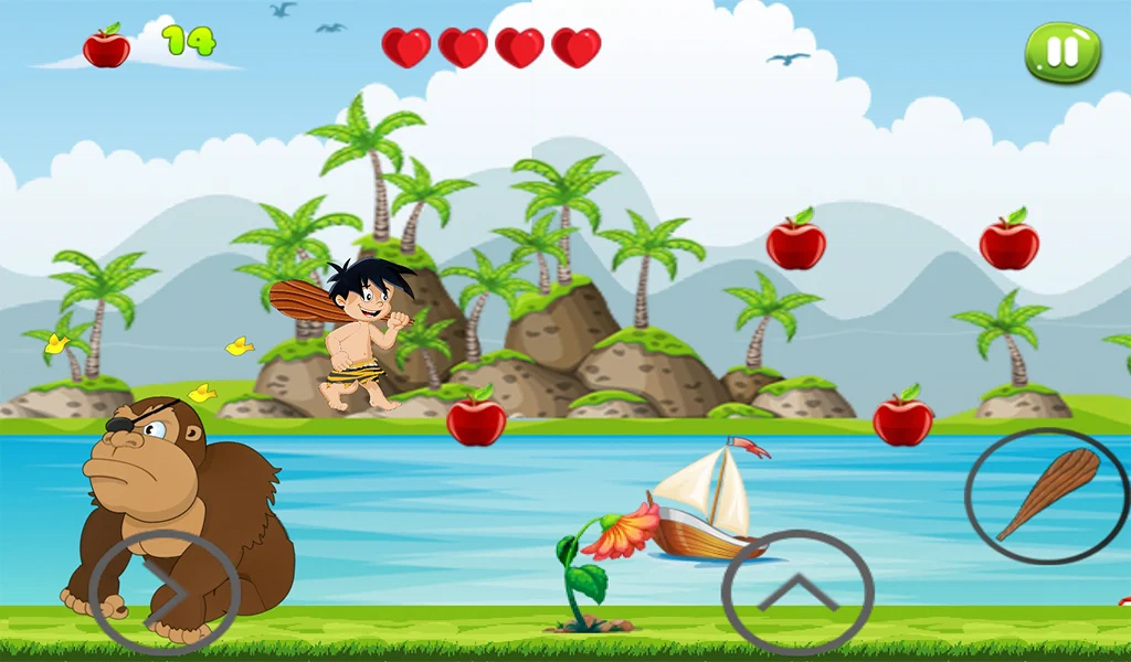 Jungle Hero Adventure - Gameplay image of android game
