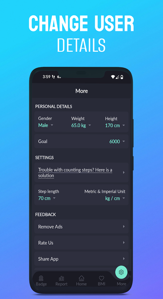 Step Counter- Pedometer App - Image screenshot of android app