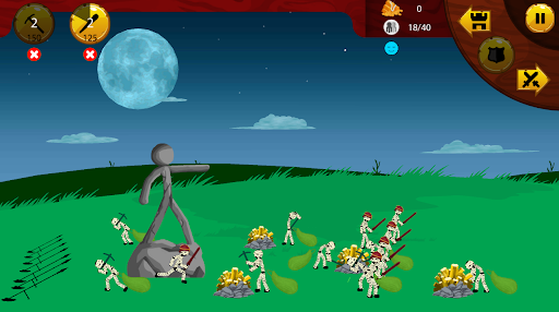 Stick Battle: Zombie War - Gameplay image of android game