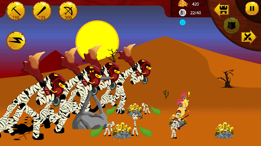 Stick Battle: Zombie War - Gameplay image of android game