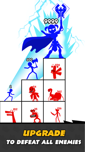 Stick Hero Fight: Tower Battle - عکس بازی موبایلی اندروید