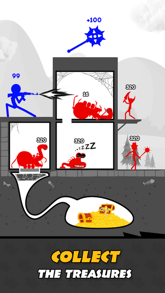 Stick Hero Fight: Tower Battle - عکس بازی موبایلی اندروید