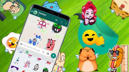 WASticker Moving Stickers - Image screenshot of android app