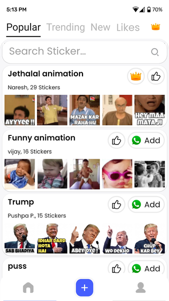 Sticker Maker : Create Sticker - عکس برنامه موبایلی اندروید