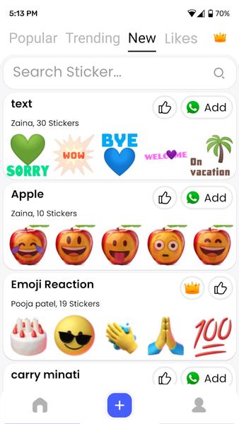 Sticker Maker : Create Sticker - عکس برنامه موبایلی اندروید