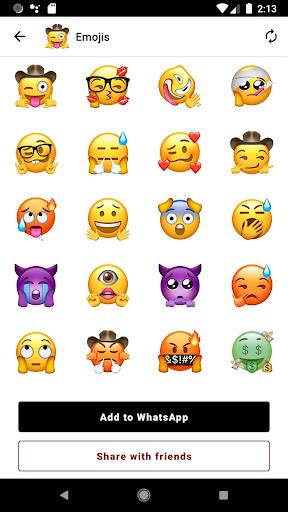WASticker Emojis Sticker Maker - Image screenshot of android app