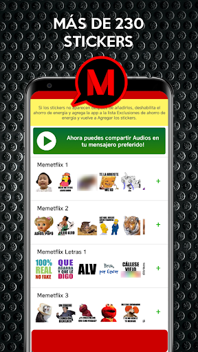 Animated stickers - Memetflix - Image screenshot of android app
