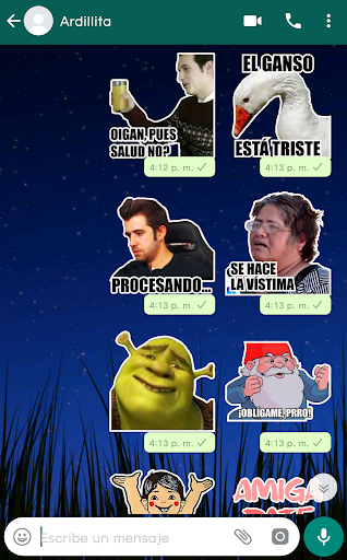 Memetflix Sticker for WhatsApp - عکس برنامه موبایلی اندروید