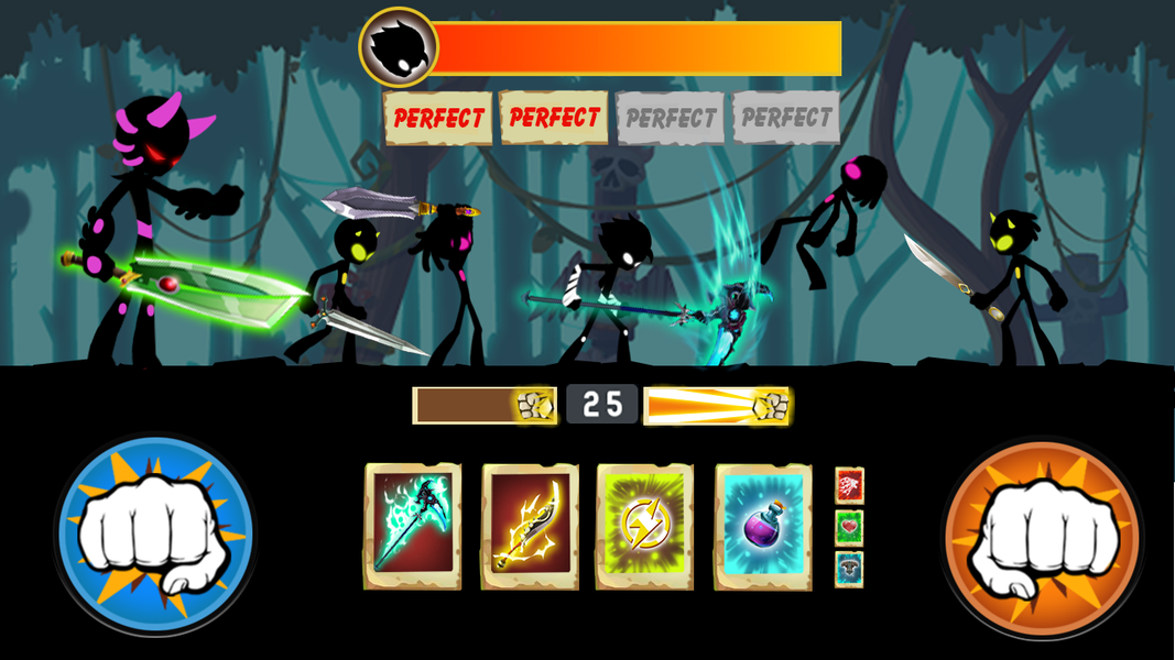 Stickman Fight: Shadow War - عکس بازی موبایلی اندروید