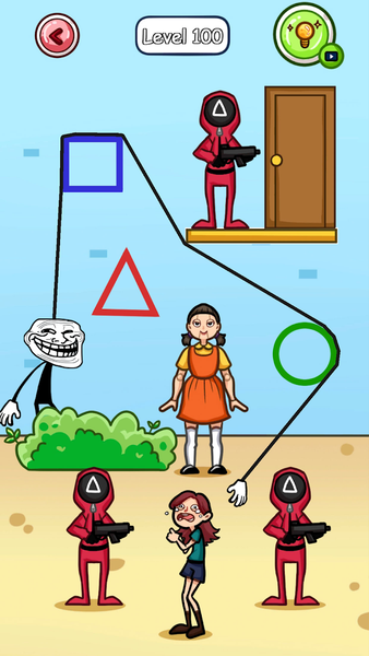 Thief Stickman: Robbery Puzzle - Gameplay image of android game