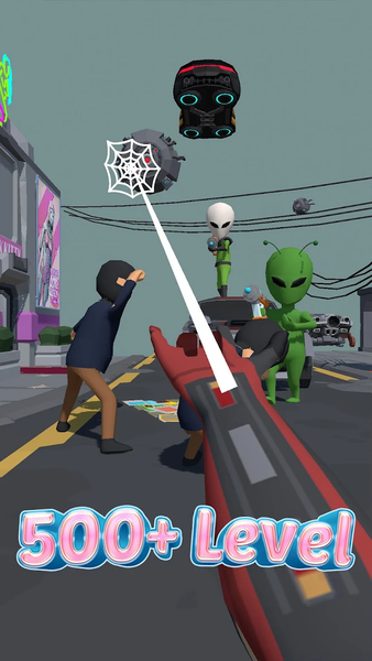 Sticky Whacker: Tap & Sling - عکس بازی موبایلی اندروید