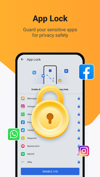 OraStorage: JunkClean/Security - عکس برنامه موبایلی اندروید